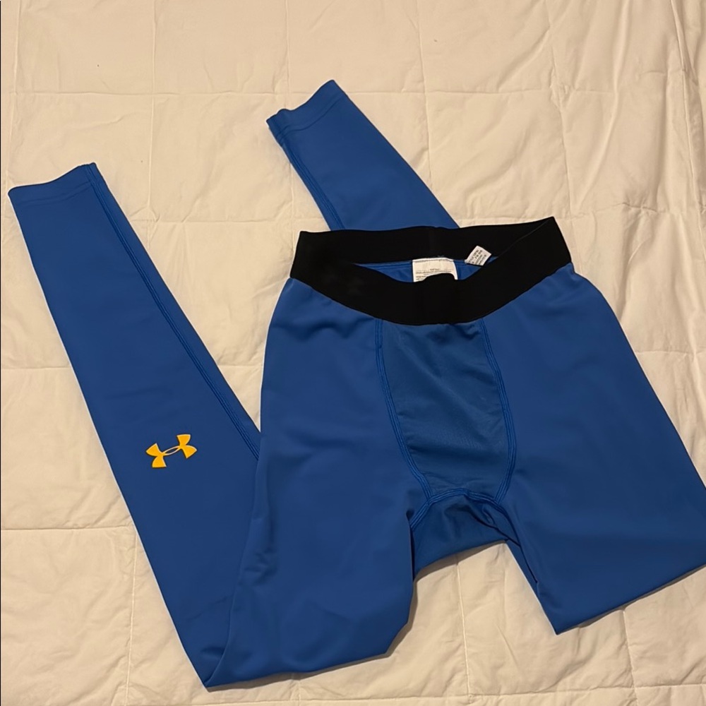 Under Armour Men's Blue and Black Boxer Briefs